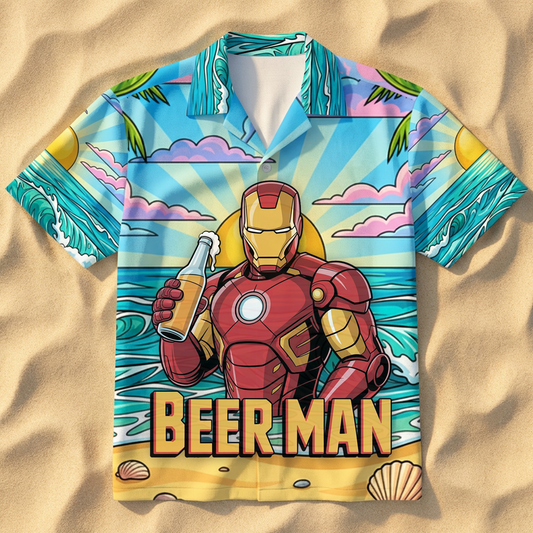 Beer Man Hawaiihemd