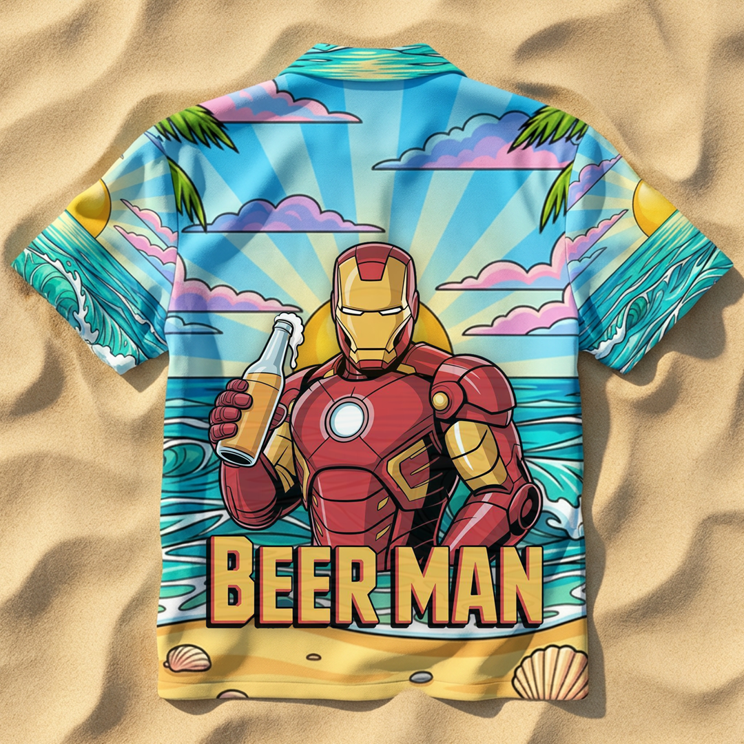 Beer Man Hawaiihemd