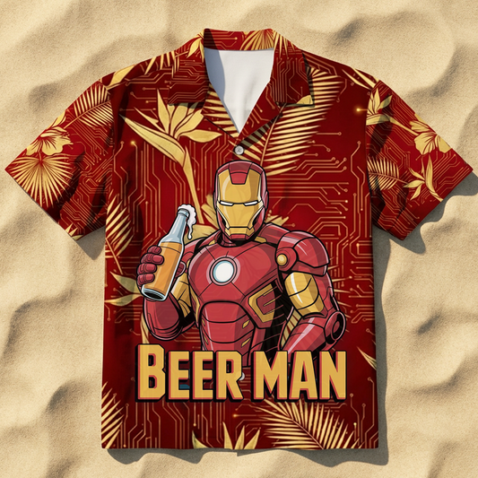 Beer Man Hawaiihemd
