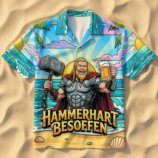 Hammerhart Hawaiihemd