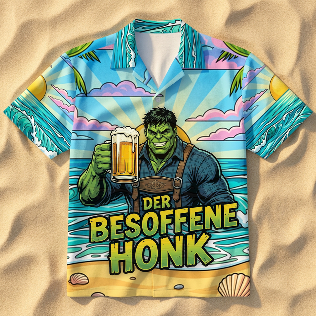 Besoffener Honk Hawaiihemd