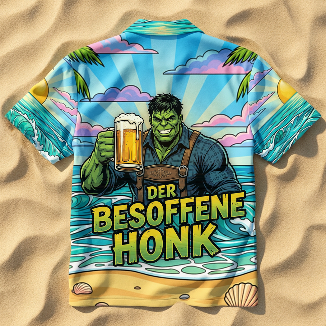 Besoffener Honk Hawaiihemd