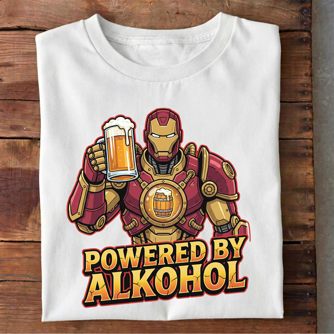 Powered by Alkohol T-Shirt